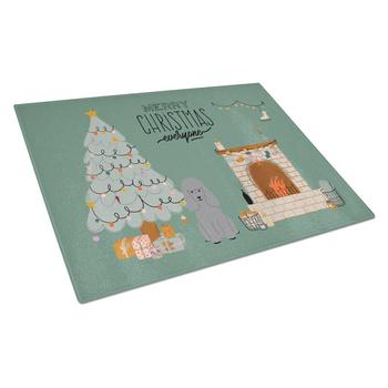 商品Caroline's Treasures | CK7631LCB Silver Poodle Christmas Everyone Glass Cutting Board L,商家Verishop,价格¥280图片