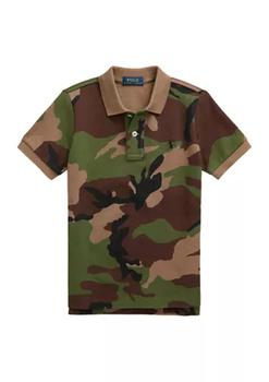 拉夫劳伦衬衫真假, Ralph Lauren | Toddler Boys Camouflage Cotton Mesh Polo Shirt商品图片 4折