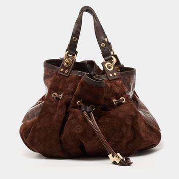 推荐Louis Vuitton Espresso Monogram Suede Limited Edition Irene Bag商品