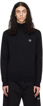 Fred Perry | Black Turtleneck Turtleneck商品图片,7.1折