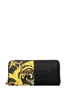 推荐Wallets couture Polyurethane Black Gold商品