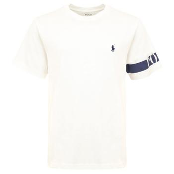 Ralph Lauren | White Logo Tape Short Sleeve T Shirt商品图片,额外7.5折, 额外七五折