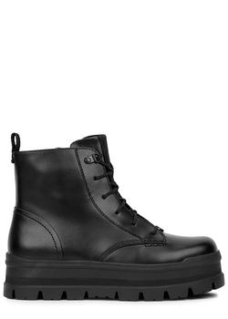 ugg男鞋板鞋, UGG | Sidnee black leather ankle boots商品图片 
