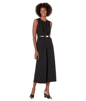 ck皮带, Calvin Klein | Midi Scuba Crepe Jumpsuit with Belt商品图片 7折