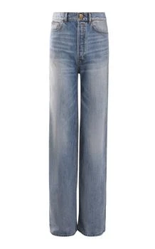 推荐Zimmermann - Luminosity Straight-Leg Jeans - Light Wash - 24 - Moda Operandi商品