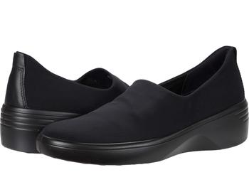 ecco女鞋价格, ECCO | Soft 7 Wedge Slip-On商品图片 7.9折
