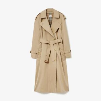 Burberry | 包邮包税【预售7天发货】 BURBERRY 24春夏 女士 风衣 棉质嘎巴甸宽松 Trench 风衣 80726781,商家TLS PARIS,价格¥18742