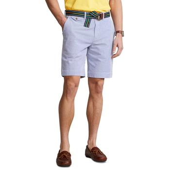 商品Ralph Lauren | Men's 9-1/4-Inch Stretch Classic-Fit Seersucker Shorts,商家Macy's,价格¥461图片