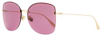 Dior | Dior Women's Rimless Sunglasses Stellaire 7F DDBU1 Gold 62mm商品图片,3.8折×额外9折, 额外九折