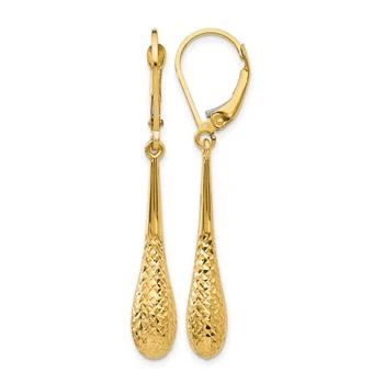 Diamond2Deal | 14K Yellow Gold Teardrop Drop Dangle Earrings,商家Premium Outlets,价格¥4595
