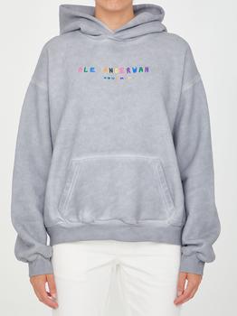 alexander wang卫衣直邮, Alexander Wang | Multicolor logo sweatshirt商品图片 9.5折