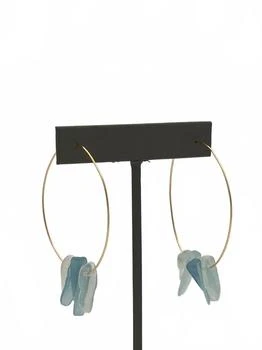 Blue Copper | Women's Aquamarine Hoops In Multi,商家Premium Outlets,价格¥735