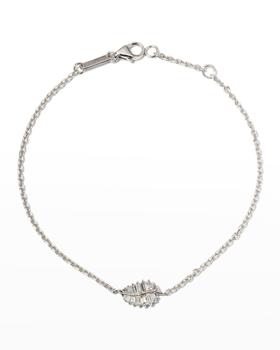 商品Anita Ko | 18k White Gold Small Palm Leaf Bracelet,商家Neiman Marcus,价格¥10494图片