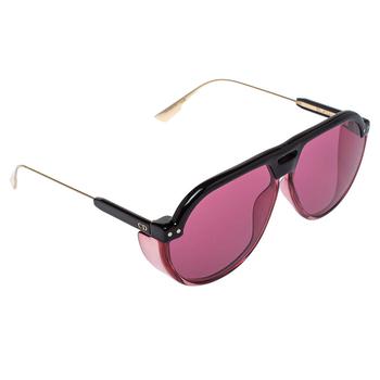 推荐Dior Pink/Black DiorClub3 Aviator Sunglasses商品