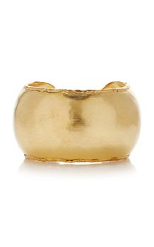 商品Sylvia Toledano | Sylvia Toledano - Dune 22K Gold-Plated Cuff - Gold - OS - Moda Operandi - Gifts For Her,商家Moda Operandi,价格¥1978图片