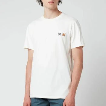 推荐Maison Kitsuné Unisex Double Fox Head Patch T-Shirt商品