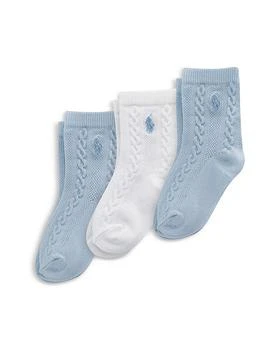 Ralph Lauren | Boys' Cable Texture Sock Set - Baby,商家Bloomingdale's,价格¥147