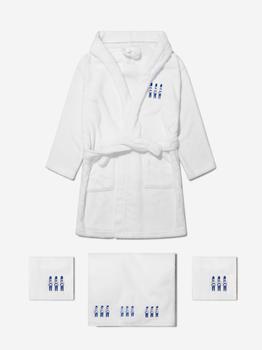 商品Cotton and Company | Baby Boys Organic Cotton Guardsmen Muslin Bathrobe And Towel Set,商家Childsplay Clothing,价格¥1037图片