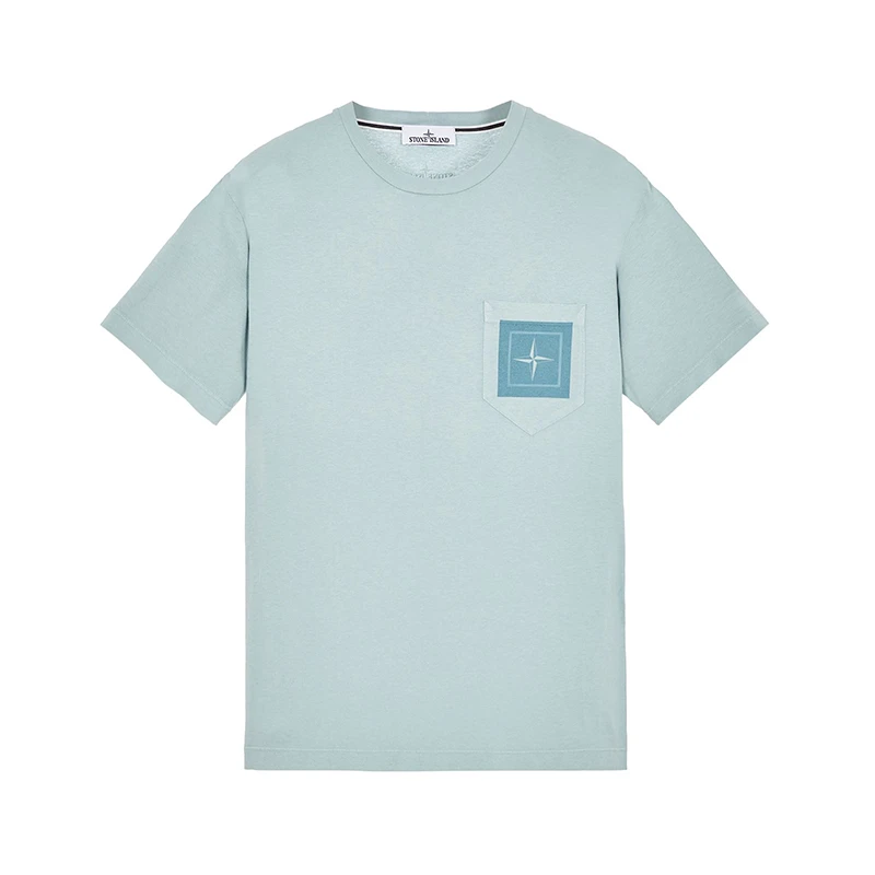 推荐STONE ISLAND 男女同款纯棉胸带时候印花图案圆领T恤（3色可选）商品