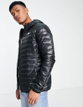 Adidas | adidas Outdoors hooded down quilted jacket in black商品图片,额外9.5折, 额外九五折