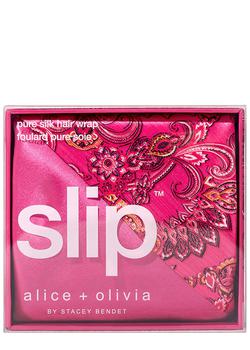 Slip | X Alice + Olivia Pure Silk Hair Wrap - Spring Time商品图片,