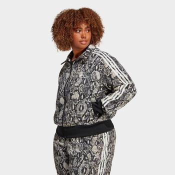 推荐Women's adidas Originals Python Allover Print Track Jacket (Plus Size)商品