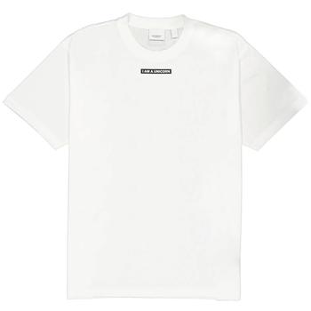 burberry t恤, Burberry | Ladies White Ronan Slogan Print T-shirt商品图片 6.8折