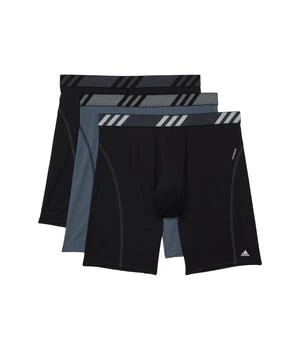 Sport Performance Mesh Long Boxer Brief Underwear 3-Pack