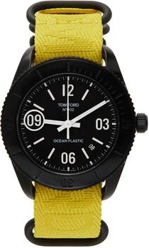 推荐Yellow & Black 002 Ocean Plastic Sport Watch商品