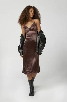 Urban Outfitters | UO Chloe Satin Slip Dress 2.8折