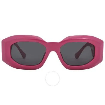 Versace | Dark Grey Irregular Men's Sunglasses VE4425U 536787 54,商家Jomashop,价格¥777