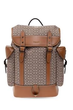 推荐Coach Hitch Allover Logo Printed Backpack商品