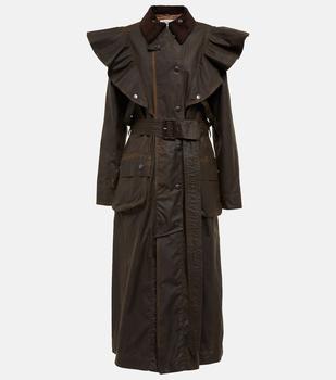 商品Chloé | x Barbour Dani trench coat,商家MyTheresa,价格¥19387图片
