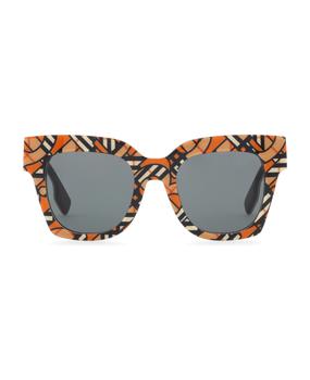 美国burberry, Burberry | Be4382u Tb Summer Monogram Sunglasses商品图片 8.3折
