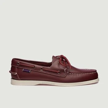 推荐Portland Leather Boat Shoes Dk Red Regular SEBAGO商品