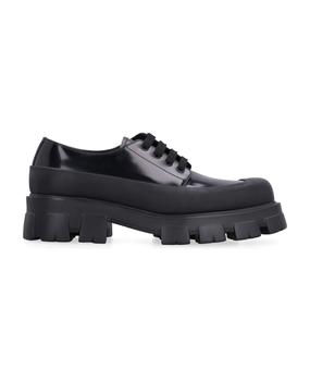 Prada | Leather Lace-up Derby Shoes商品图片,