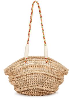 推荐Blando woven sand raffia basket bag商品