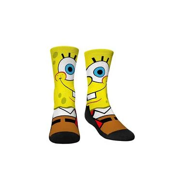 Rock 'Em | Youth Boys and Girls Socks SpongeBob SquarePants Split Face Crew Socks,商家Macy's,价格¥134