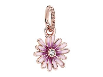 潘多拉耳钉, PANDORA | Pink Daisy Flower Dangle Charm商品图片 