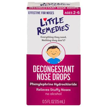 商品Little Remedies | Decongestant Nose Drops, Gentle 1/8% Formula,商家Walgreens,价格¥42图片