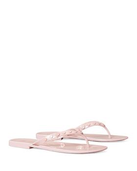 tory burch鞋, Tory Burch | Women's Studded Jelly Thong Sandals商品图片 6折起, 独家减免邮费