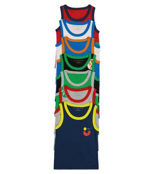 商品Stella McCartney | Set of 7 printed cotton tank tops,商家MyTheresa,价格¥1145图片