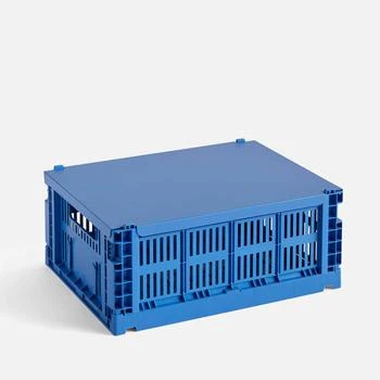 推荐HAY Colour Crate Lid - Medium - Electric Blue商品