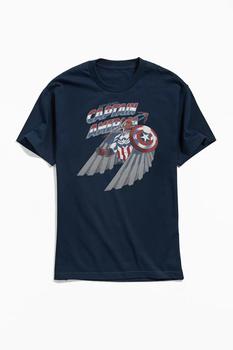 冬装Urban Outfitters, Urban Outfitters | Marvel Falcon And The Winter Soldier Tee商品图片 额外9.5折, 额外九五折