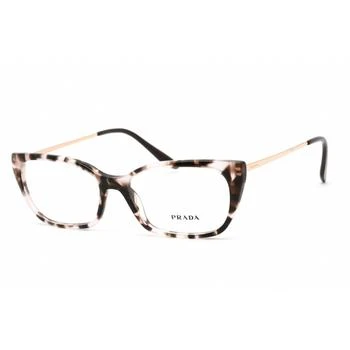 Prada | Prada Women's Eyeglasses - Pink Cat Eye Plastic Full-Rim Frame | 0PR 14XV ROJ1O1 4.4折×额外9折x额外9.5折, 独家减免邮费, 额外九折, 额外九五折