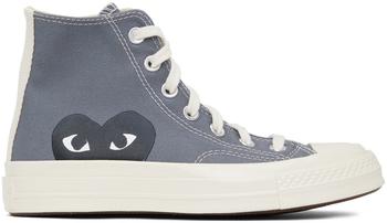 Comme des Garcons | Grey Converse Edition Half Heart Chuck 70 High Sneakers商品图片,独家减免邮费