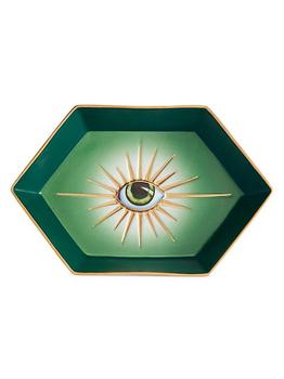 商品L'Objet | Lito Porcelain Eye Hexagon Tray,商家Saks Fifth Avenue,价格¥1973图片
