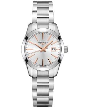 推荐Longines Conquest Classic Silver Dial Stainless Steel Women's Watch L2.286.4.72.6商品