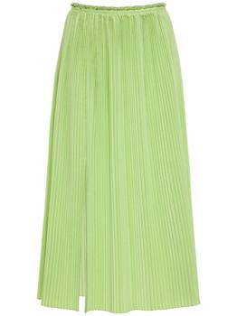 Rosie Assoulin | Varina Pleated Poplin Midi Skirt商品图片,额外6.5折, 额外六五折