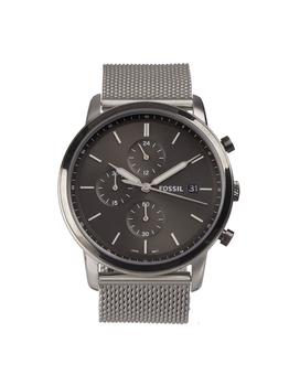 Fossil | Men's FS5944 Silver Mesh Minimalist Dress Watch商品图片,独家减免邮费